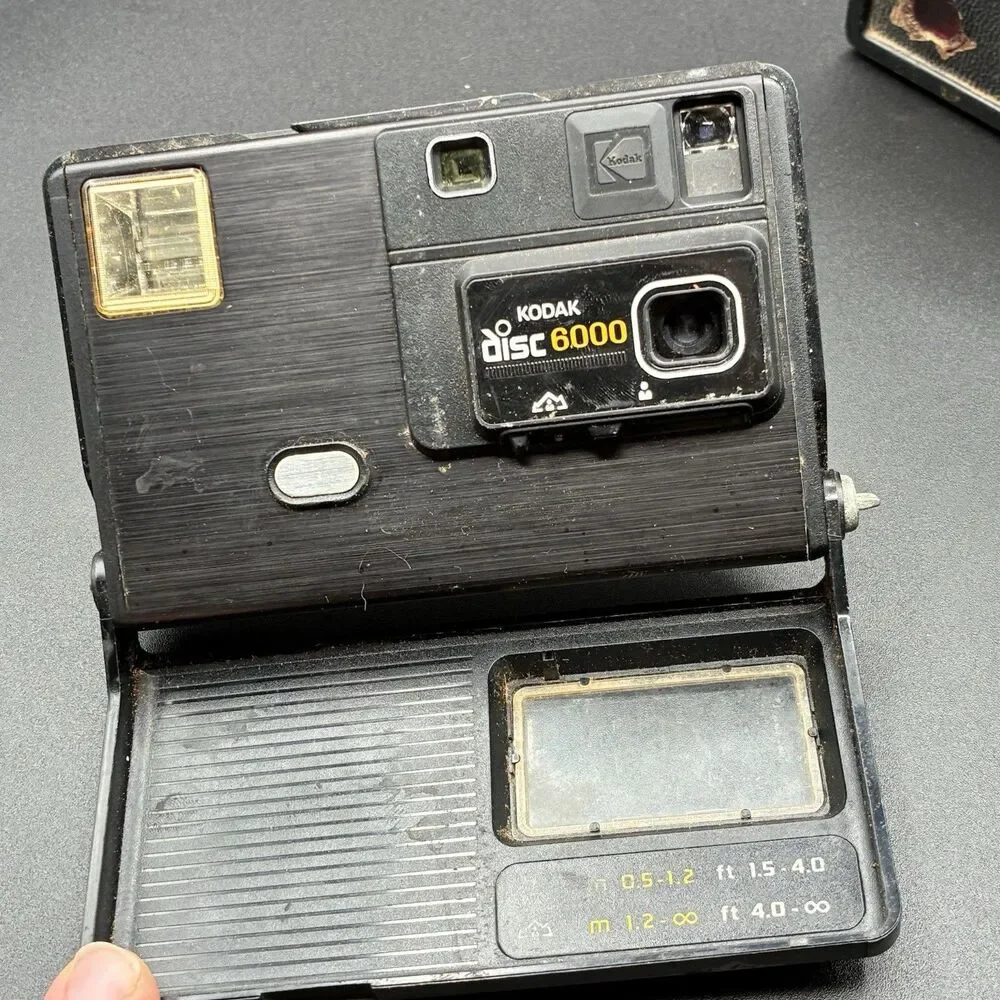 Vintage Camera Lot Kodak Instamatic Disc 4000 Ansco Shur-Flash PARTS/REPAIR